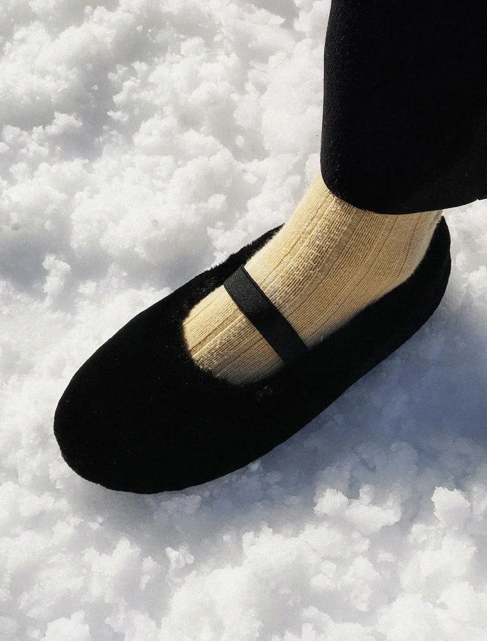 Victoria Casa Soft Fur Banded Fello MARY JANE [NEGRO] (1048106)