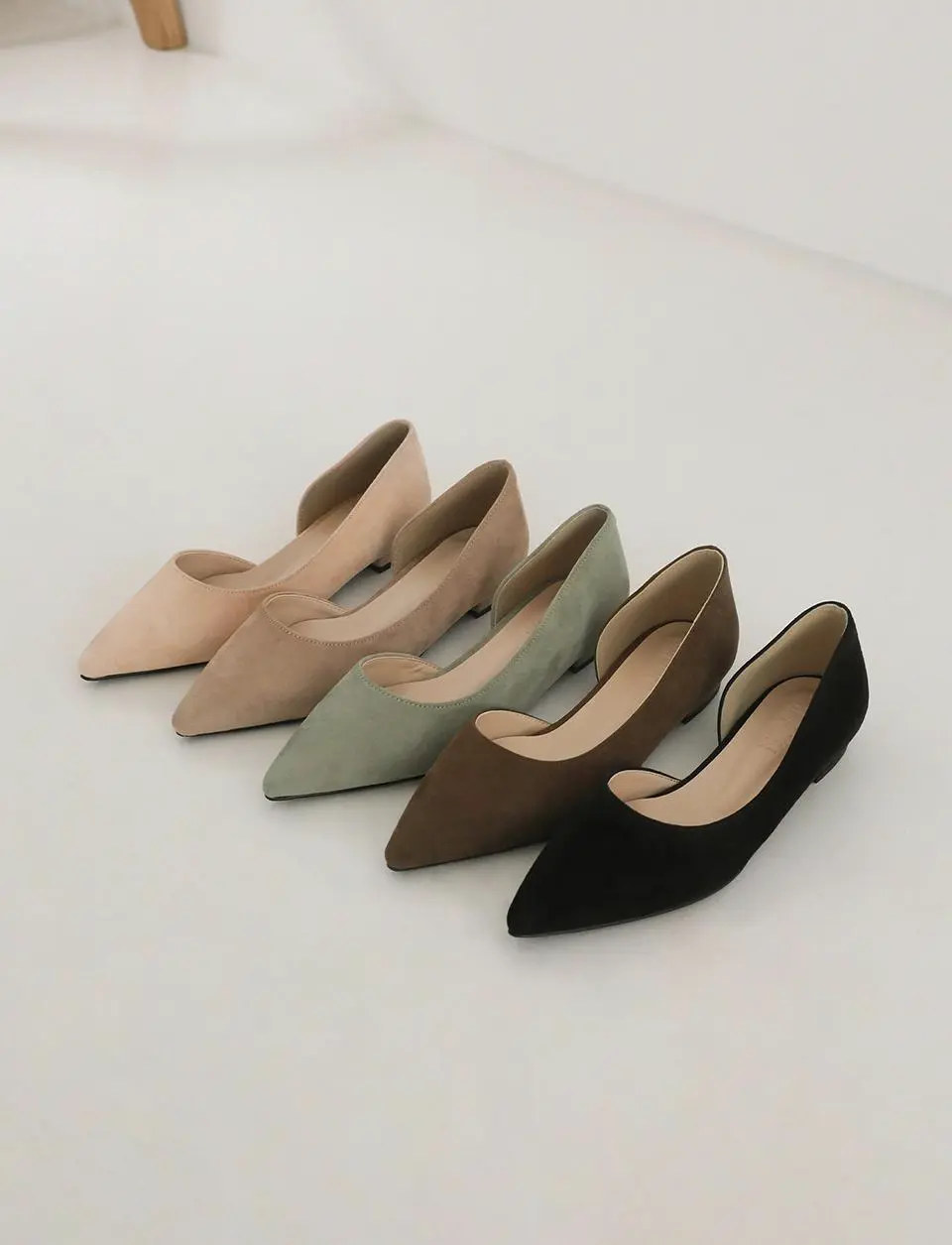 Rigadin Suede Flatshoes (1. 5cm)