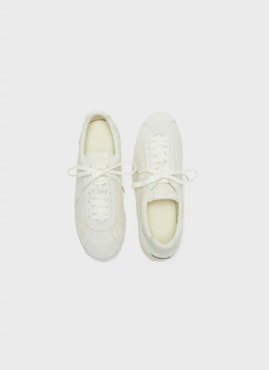 Flower Lace Sneakers [] (DG4DS26004IVY)