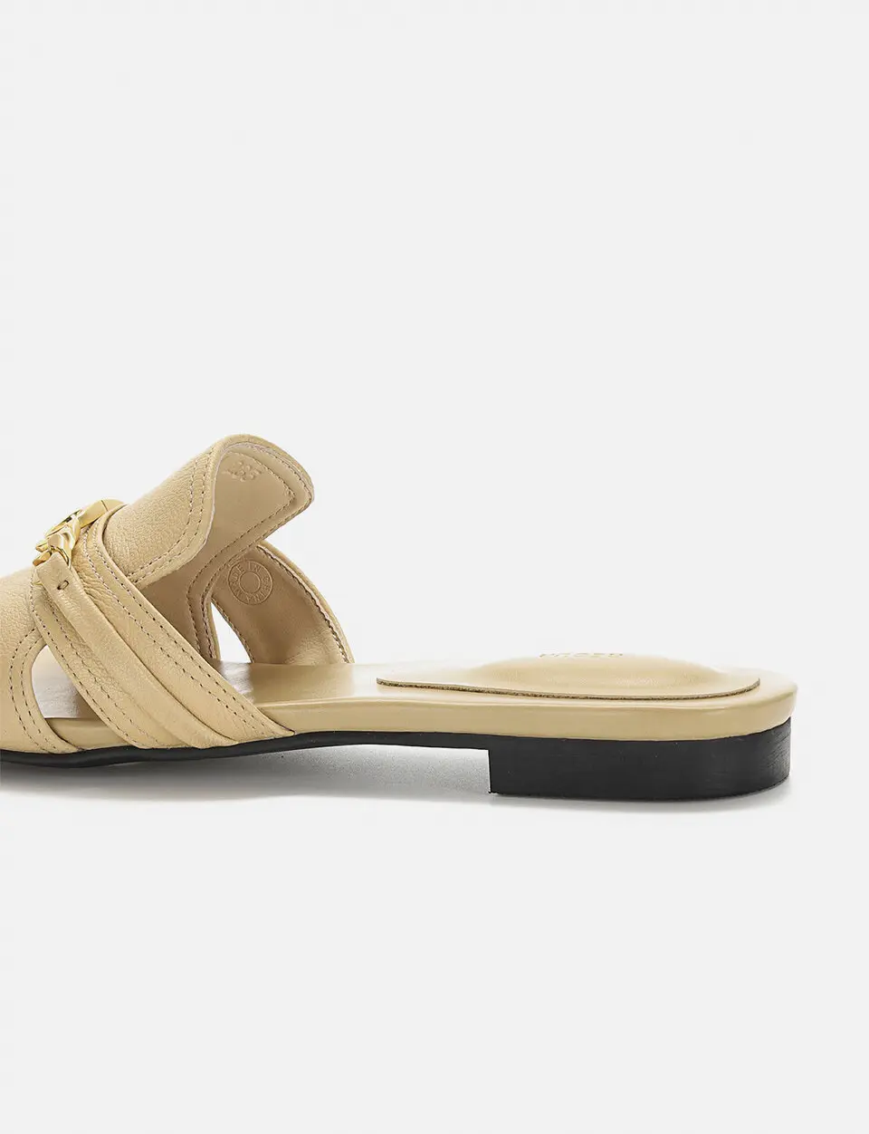 Anello Signature Chain Comfy Slippers - Beige