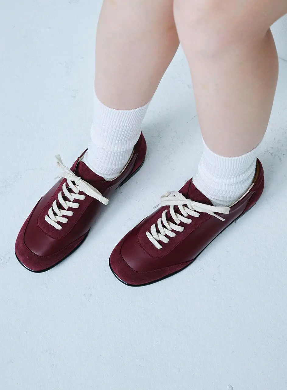Belly sneakers (burgundy)