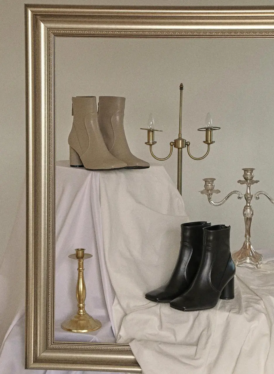 1418 Shio Ankle Boots - Khaki Beige