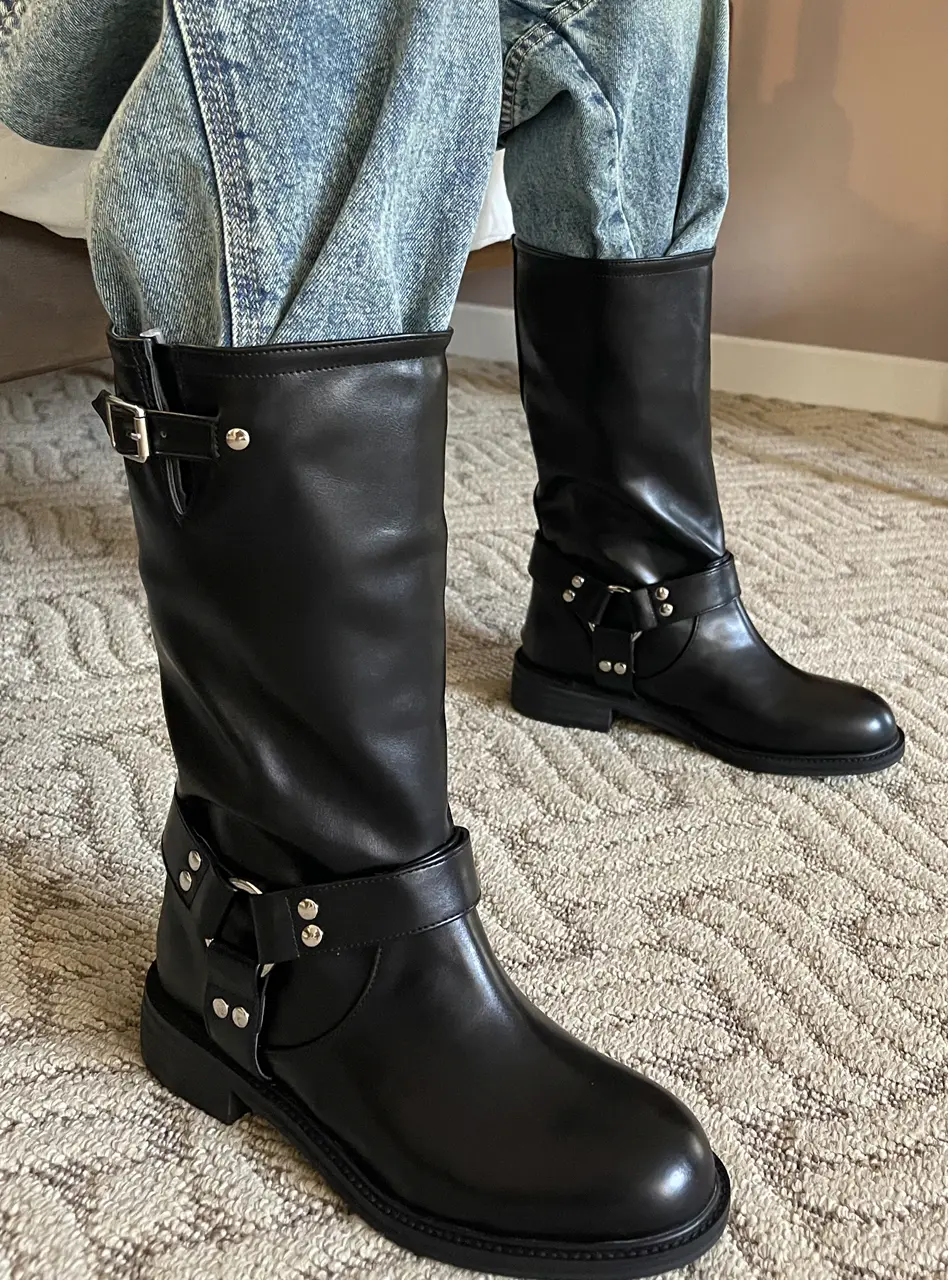 Caval Middle Biker Boots