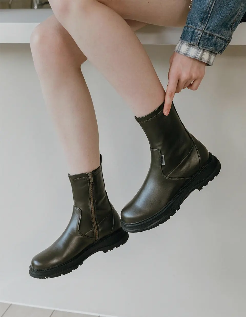 Khai Ankle 2.5cm heel height Boots