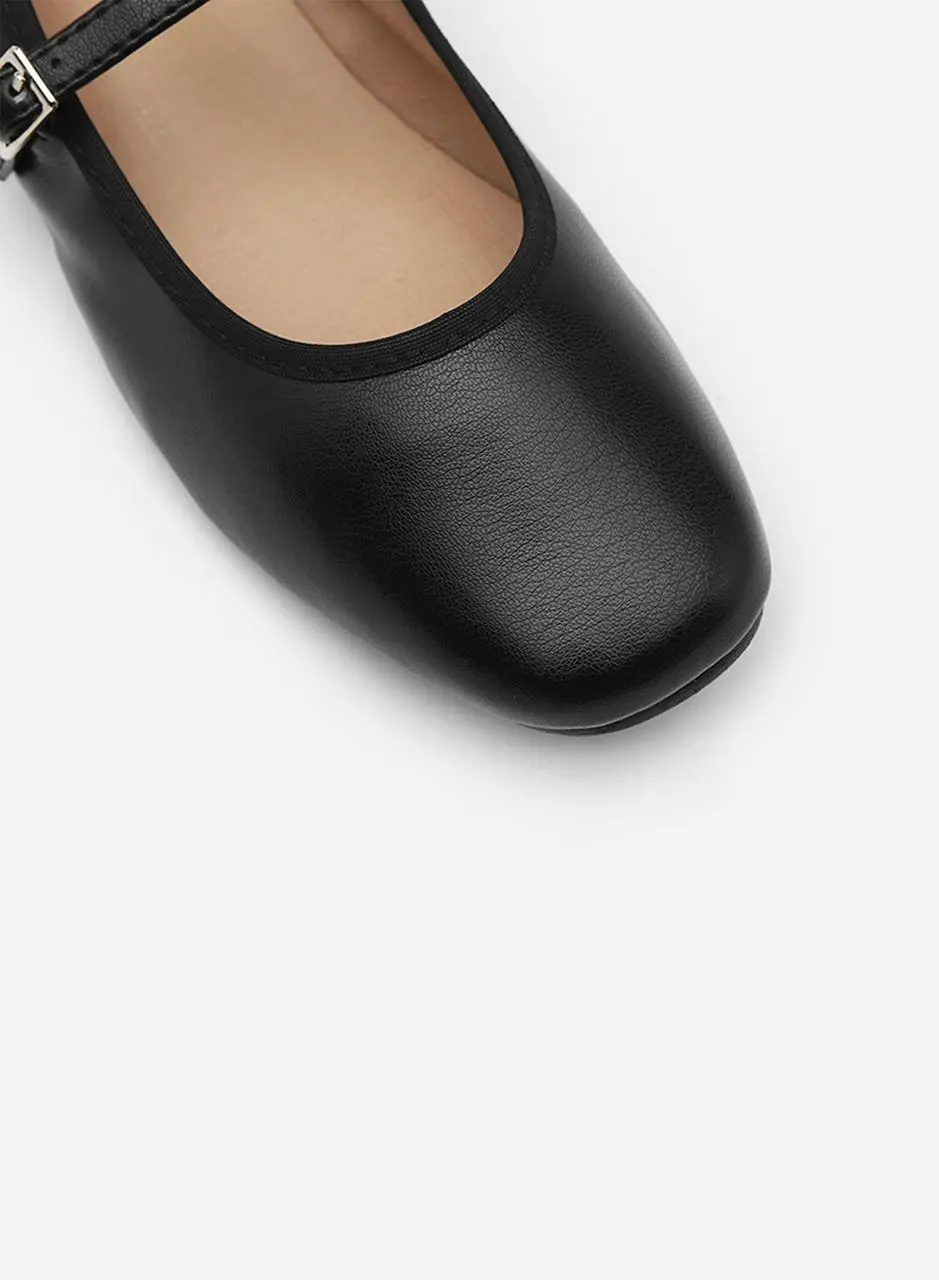 Charlotte Mary Jane Flat Shoes (2cm)
