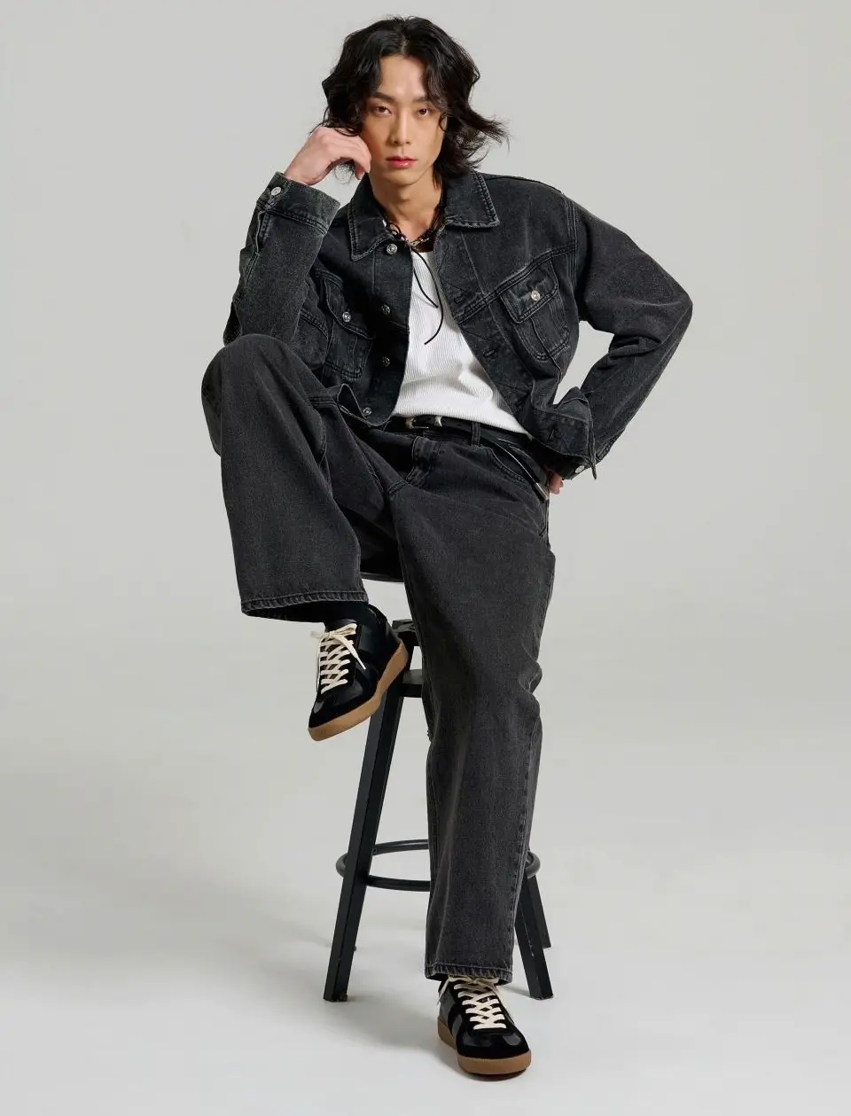 German Army Trainer Sneakers (BLACK) (TFA F321)