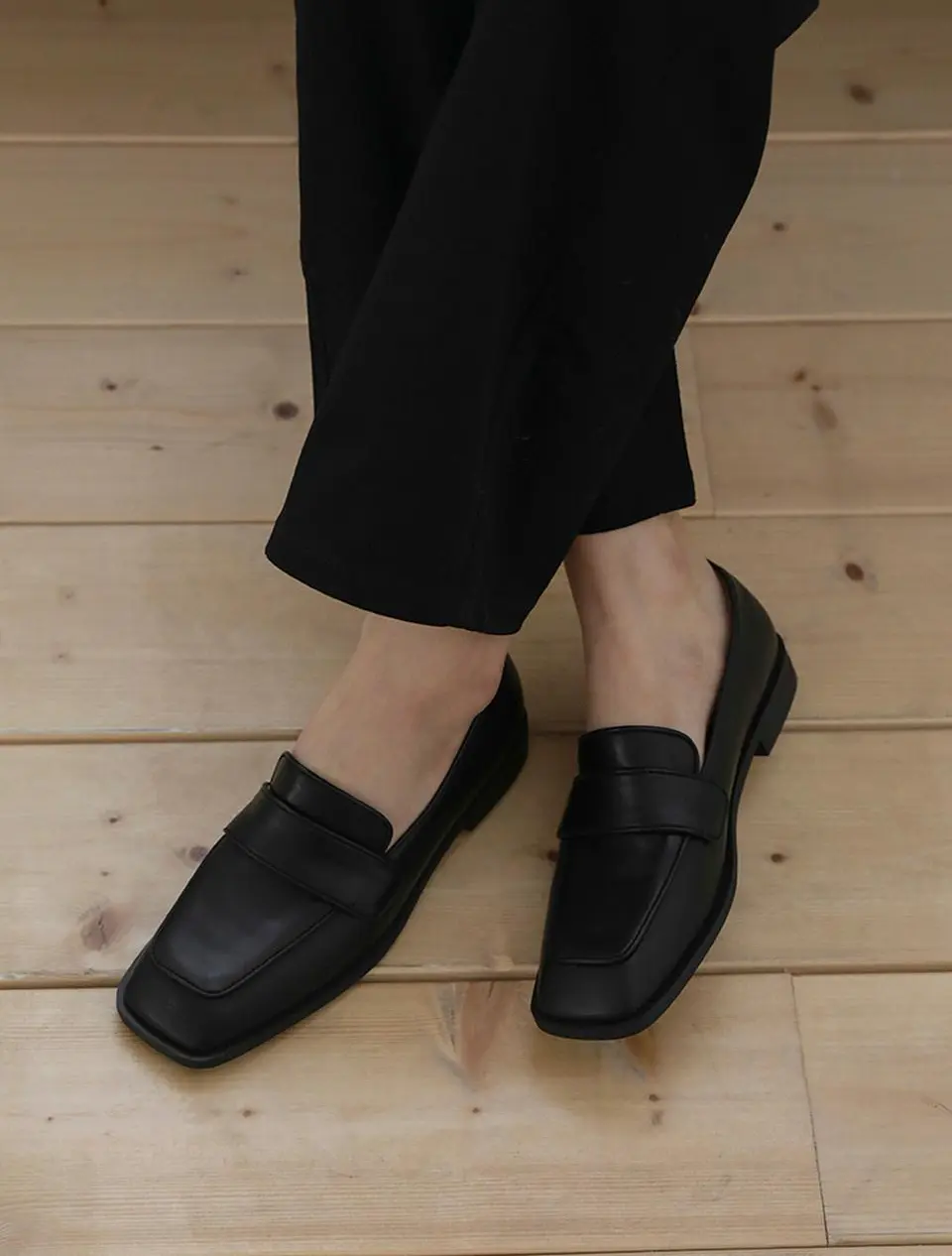 Loped Square (2cm) Loafers