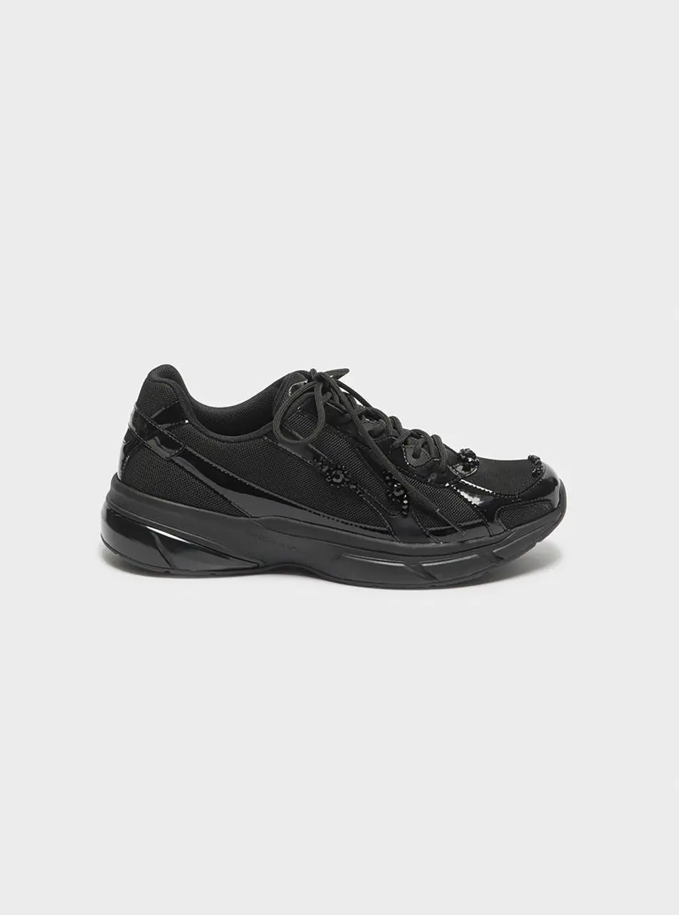 Gloss mesh Sneakers [black] (DG4DS26036BLK)