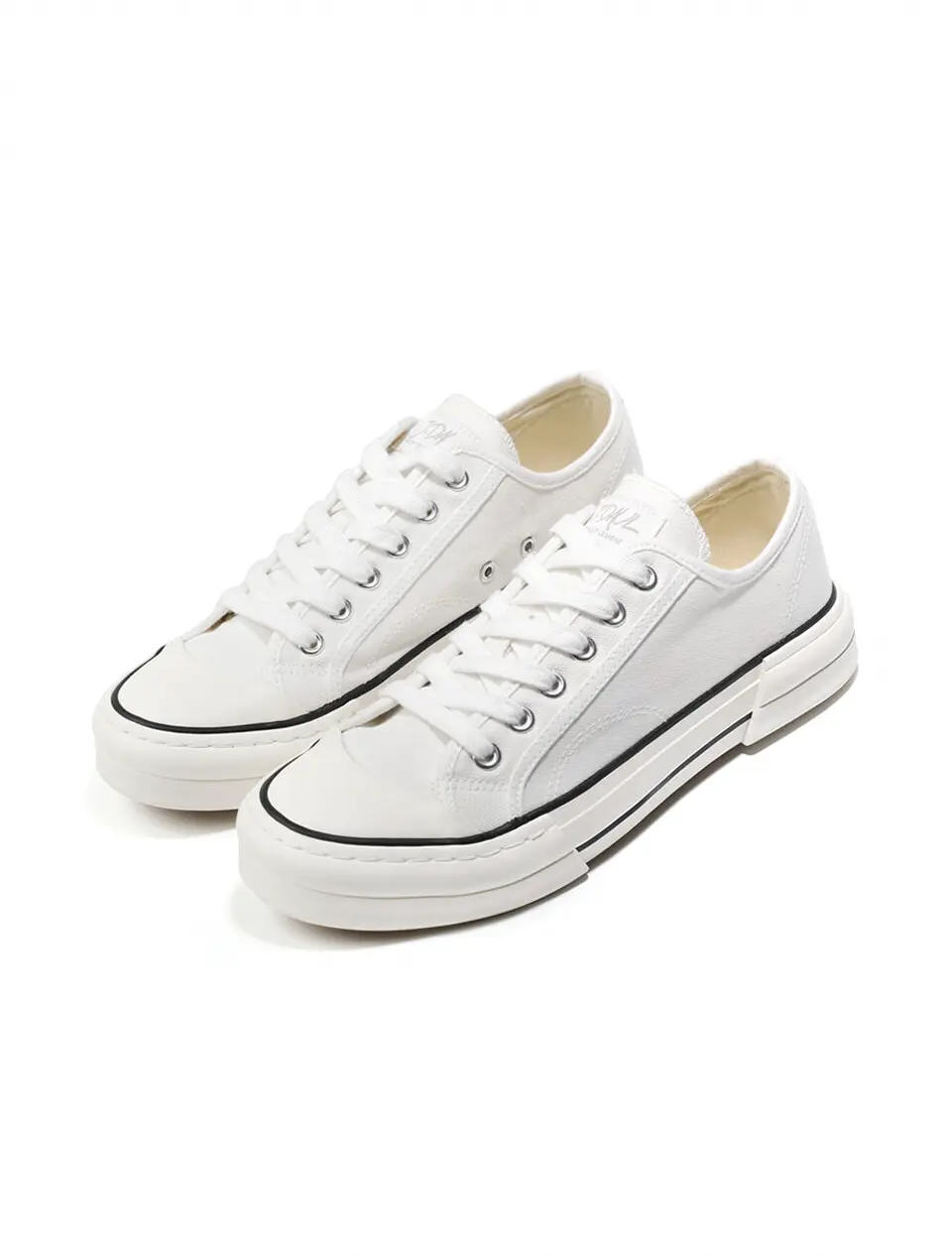 Logo Bold Sneakers 07 - All White
