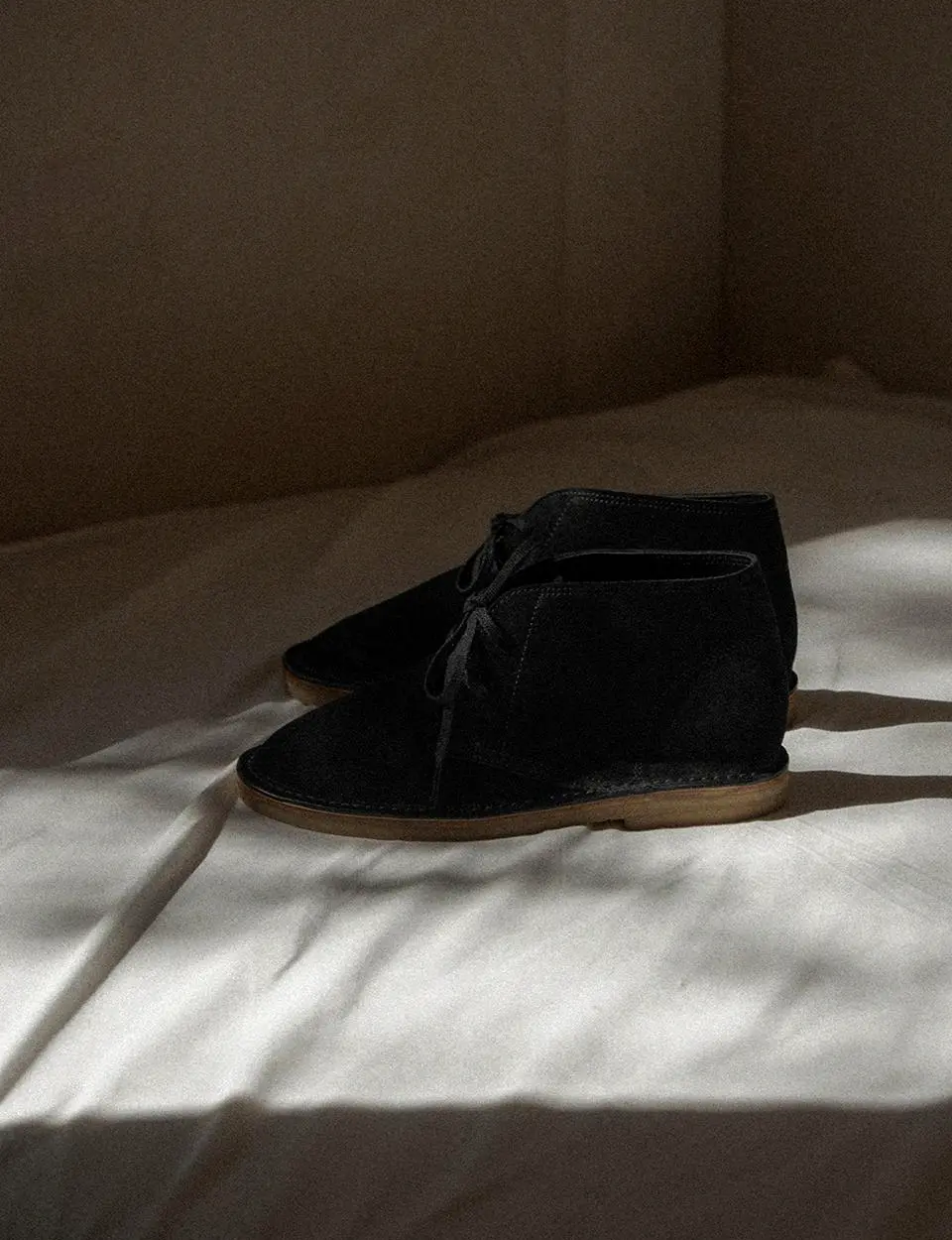 SUEDE SHORT BOOTS_BLACK
