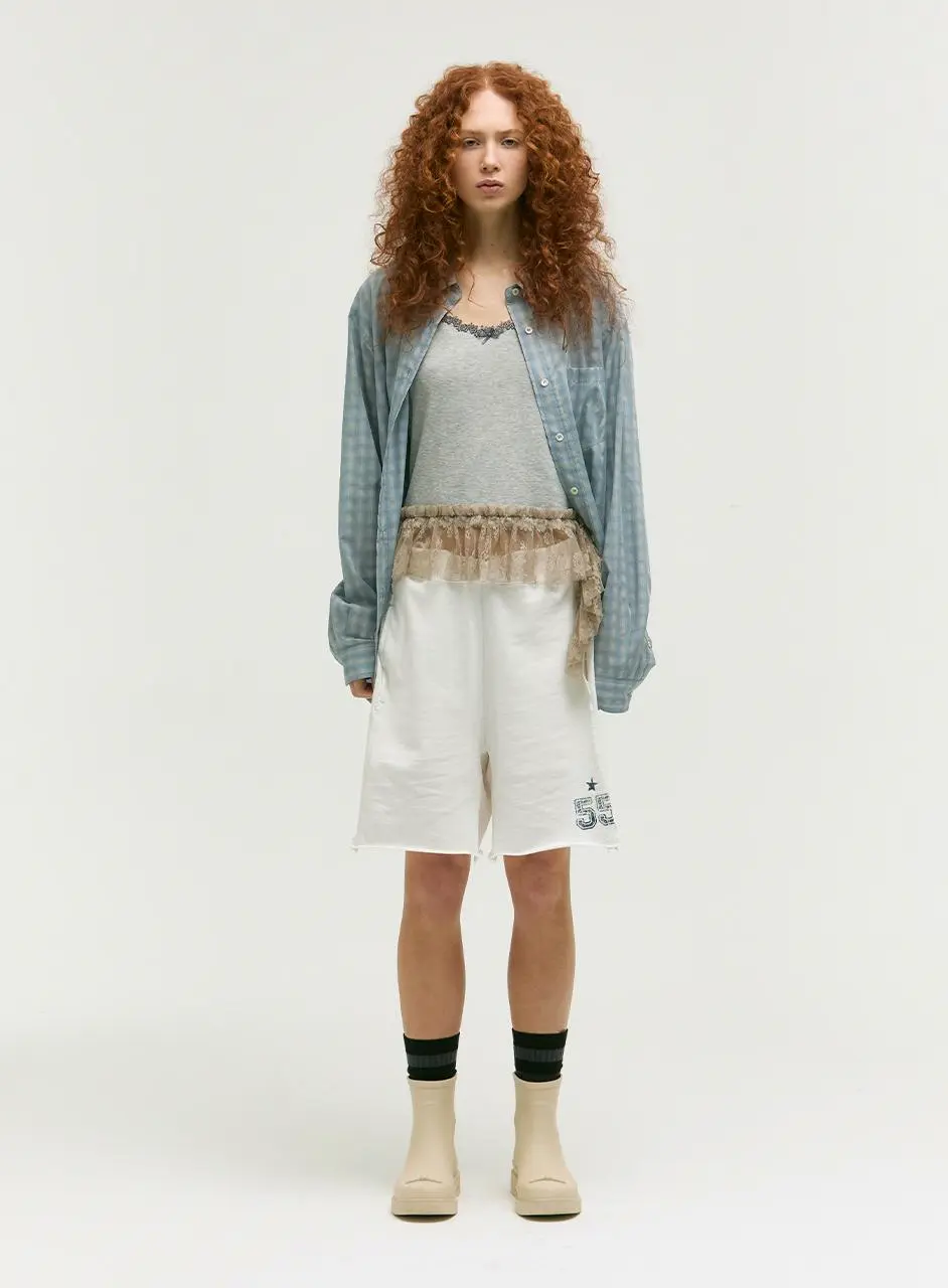 [MARGESHERWOOD] RIBBON RUBBER SHORT BOOTS [WHITE]